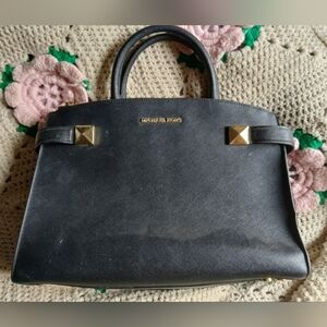 Michael Kors Black Leather Bag